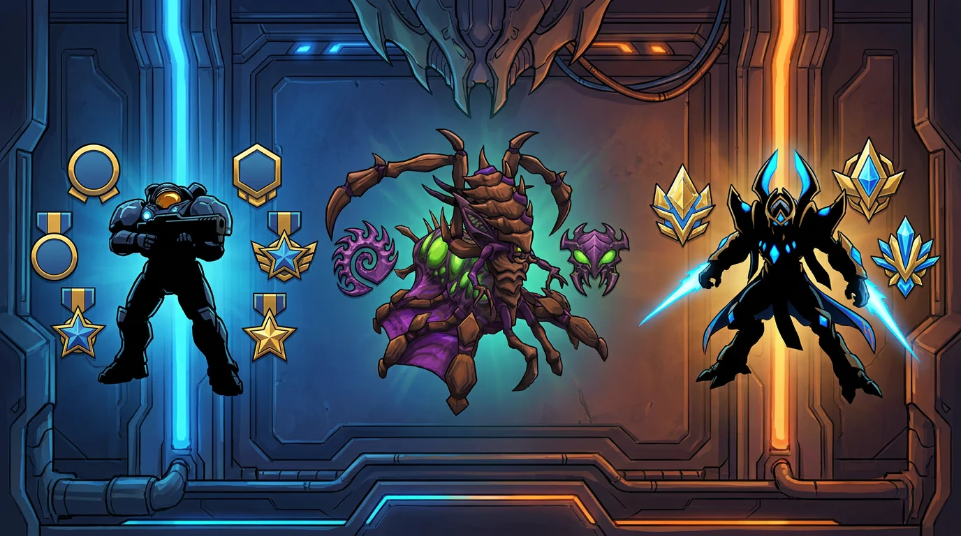 Medallas y logros de entrenamiento de StarCraft II