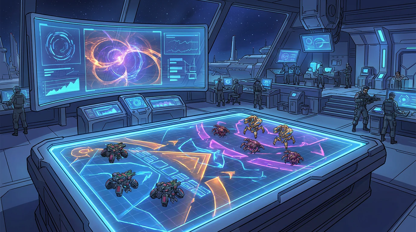 Simulador de combate de ejércitos de StarCraft II