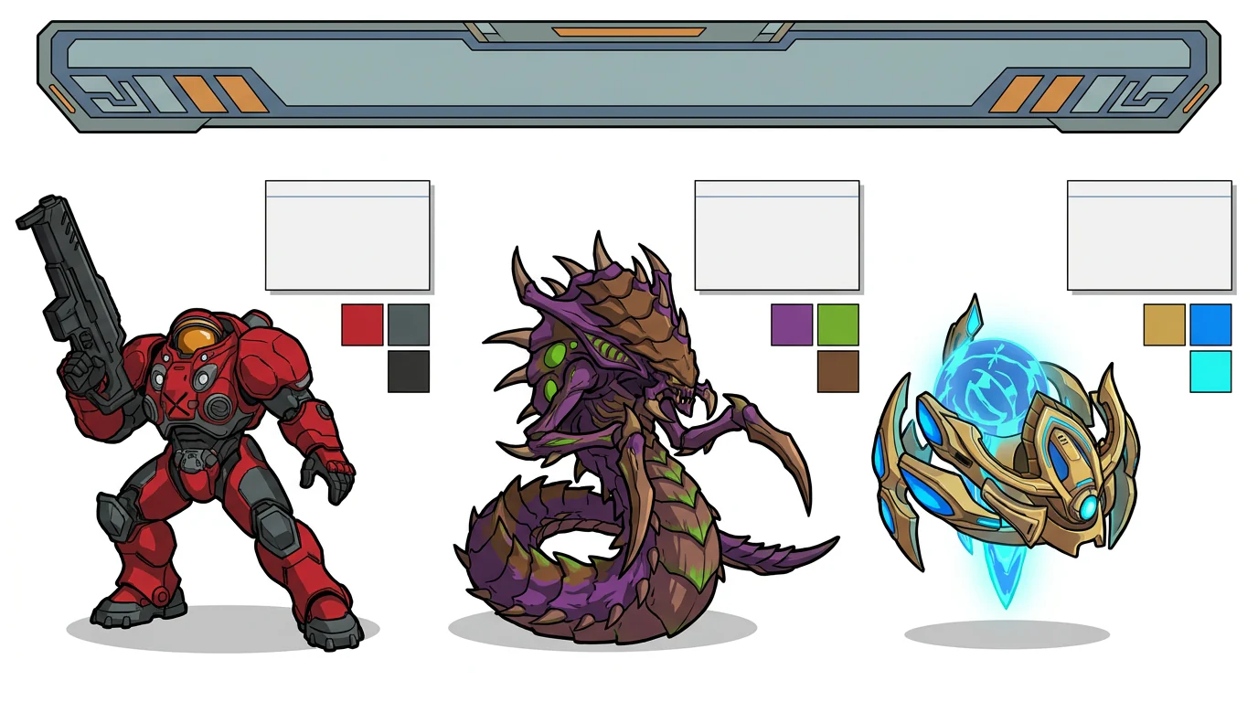 Manual visual de términos de StarCraft II
