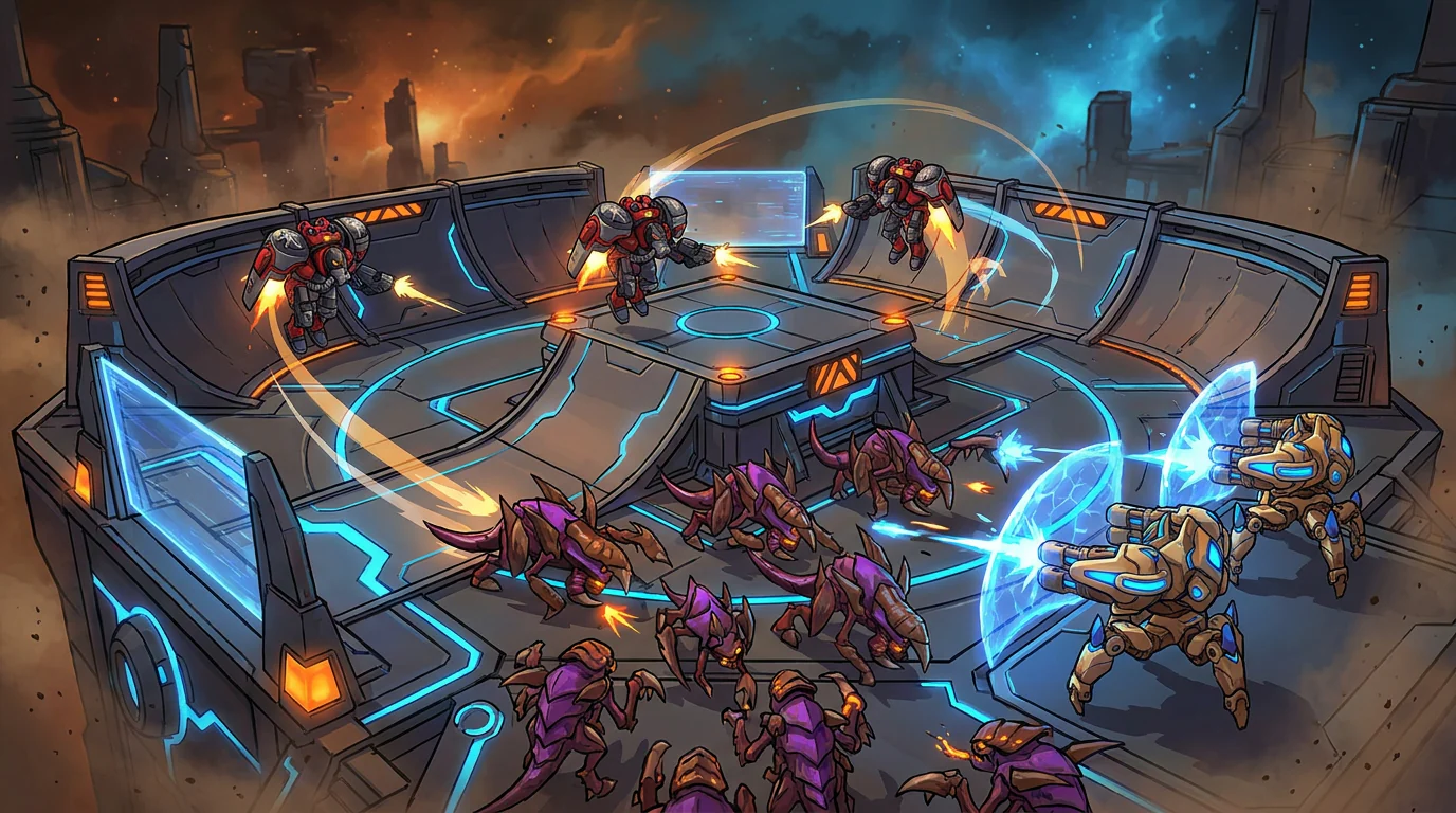 Arena de micro duels de StarCraft II