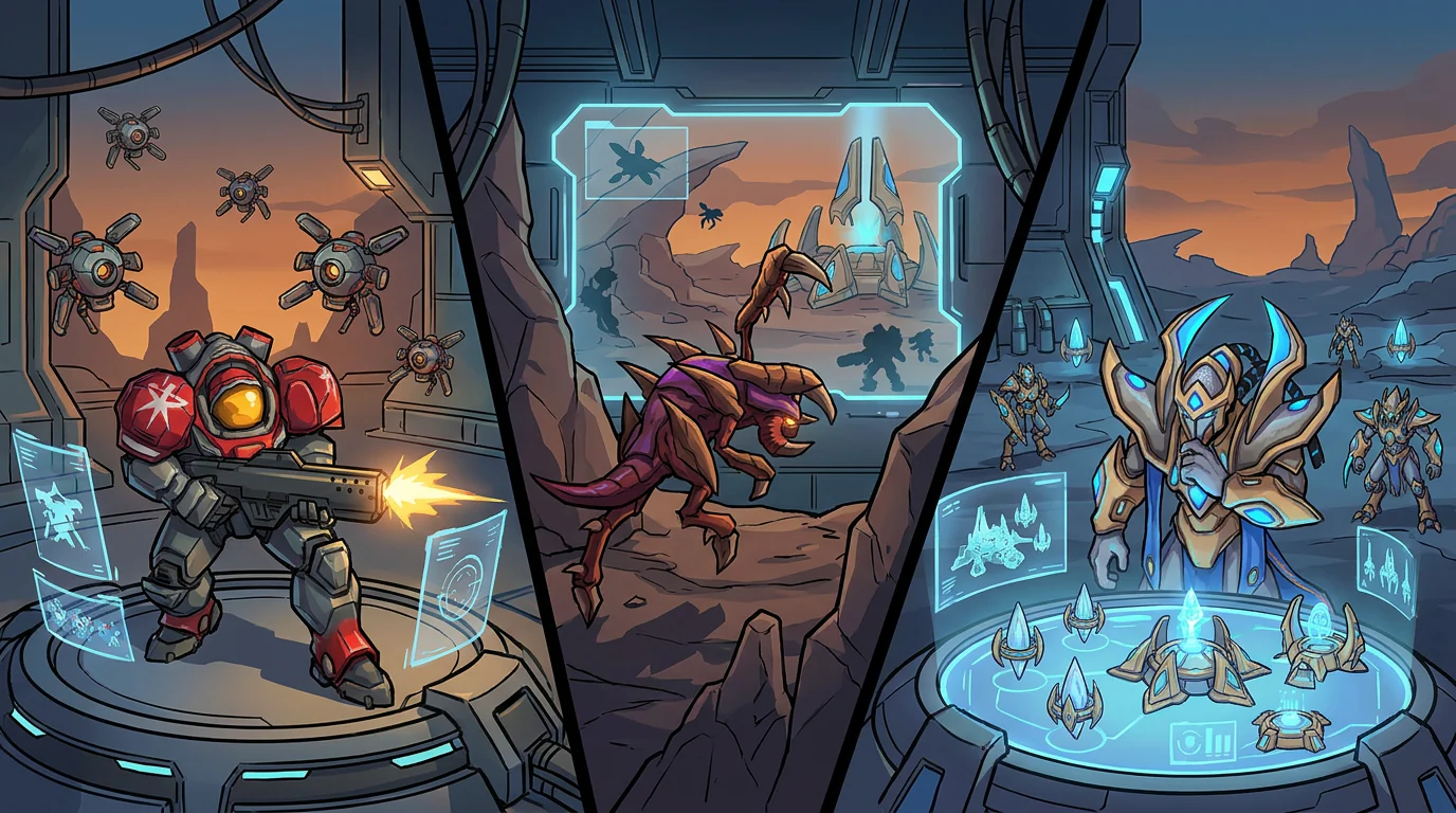 Drills rápidos y minijuegos de práctica de StarCraft II
