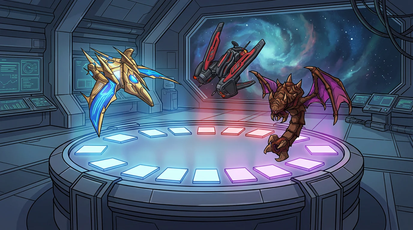 Ruleta de práctica con restricciones de StarCraft II