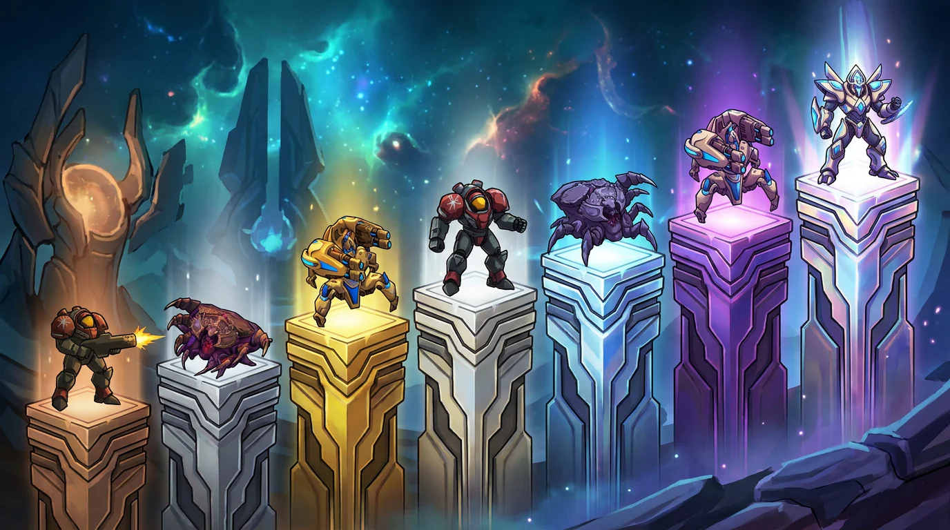 Prioridades por liga para mejorar en StarCraft II